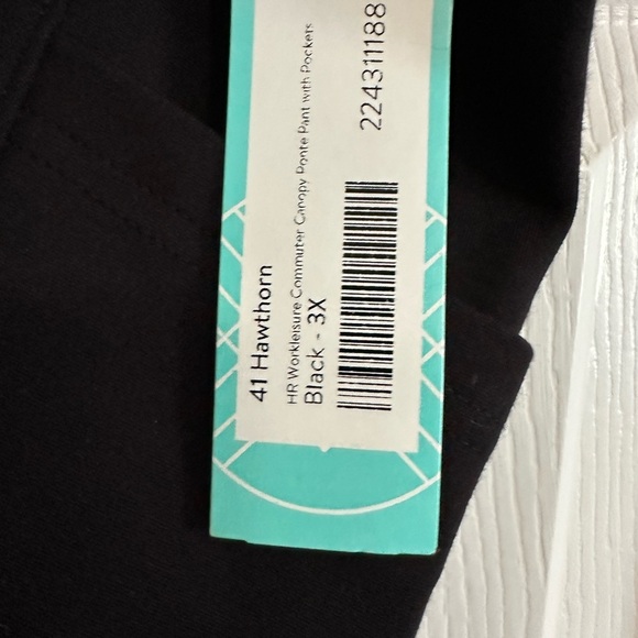 Women's 41 HAWTHORN Black Dress Pants with pockets NWT Size 3X - Picture 4 of 5